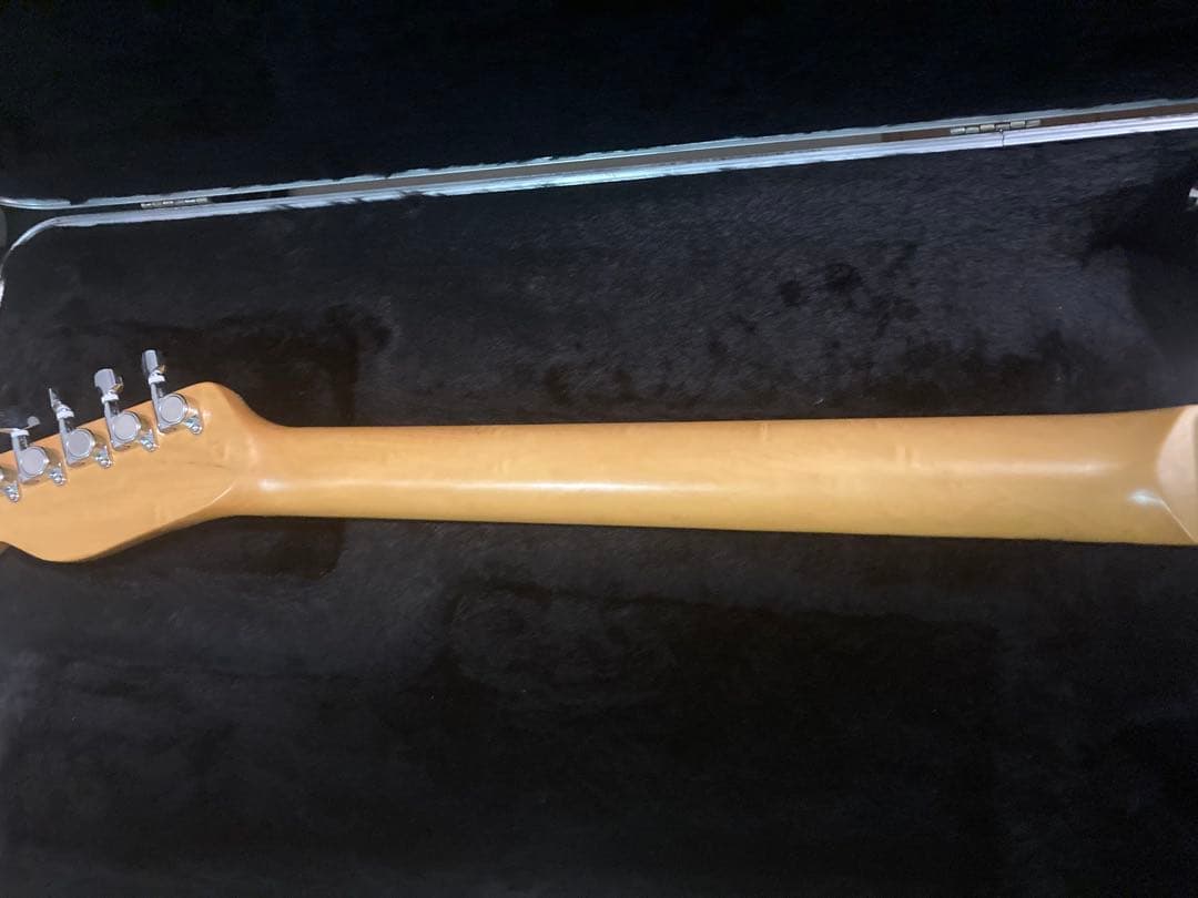 テレキャスター 和風花柄 ハンドメイド オリジナルギター ハードケース付き