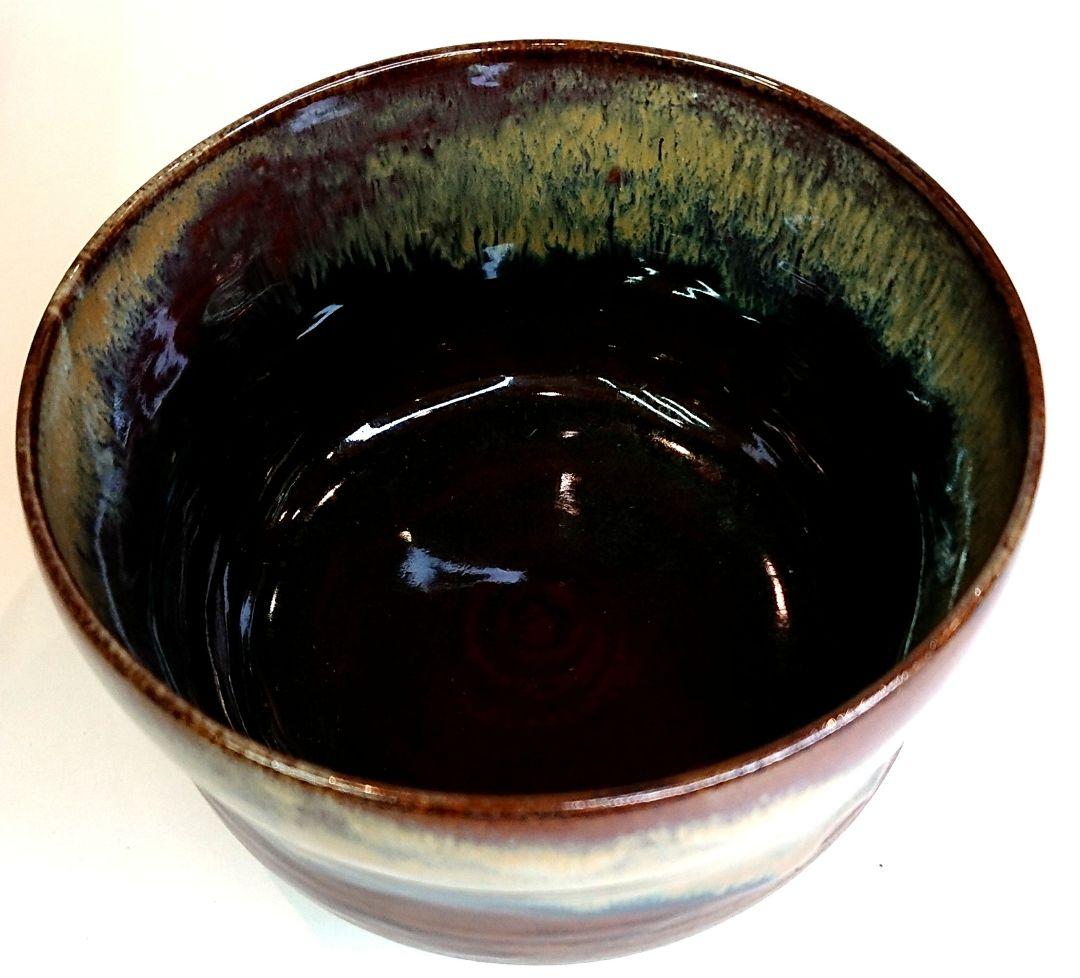 【茶道具】鬼丸雪山作 高取焼 建水