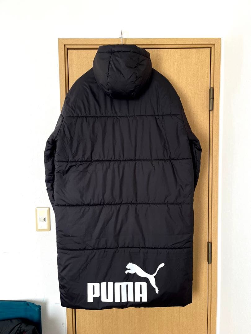 ☆PUMAプーマ☆ESS+ロングコートパデッドコートベンチコート メンズXL