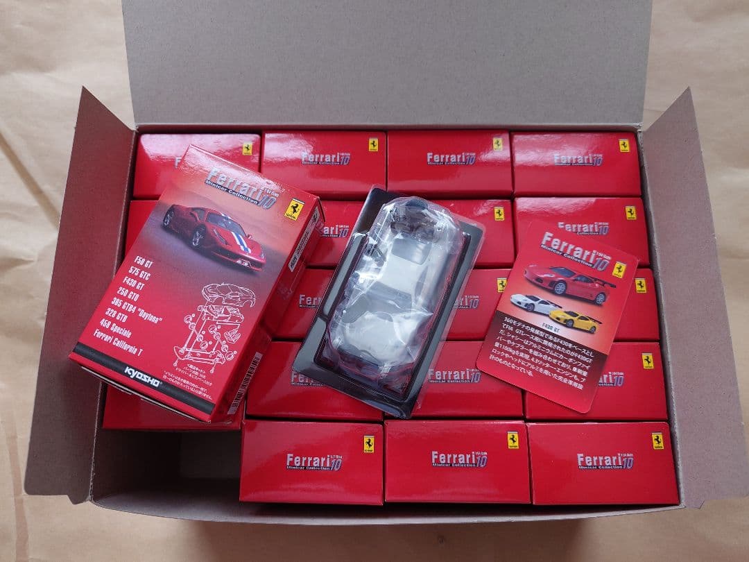京商1/64フェラーリミニカーシリーズ10新品未組立8種20台