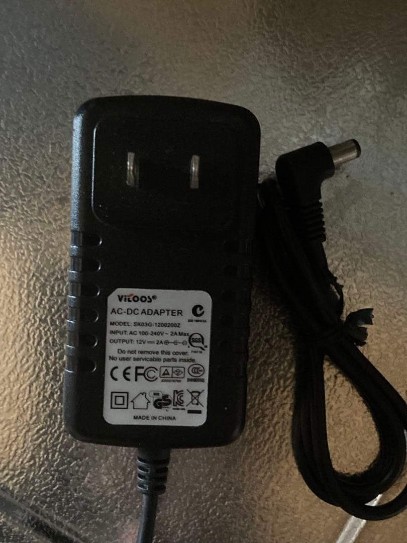 VITOOS DC8 パワーサプライ　純正アダプター付