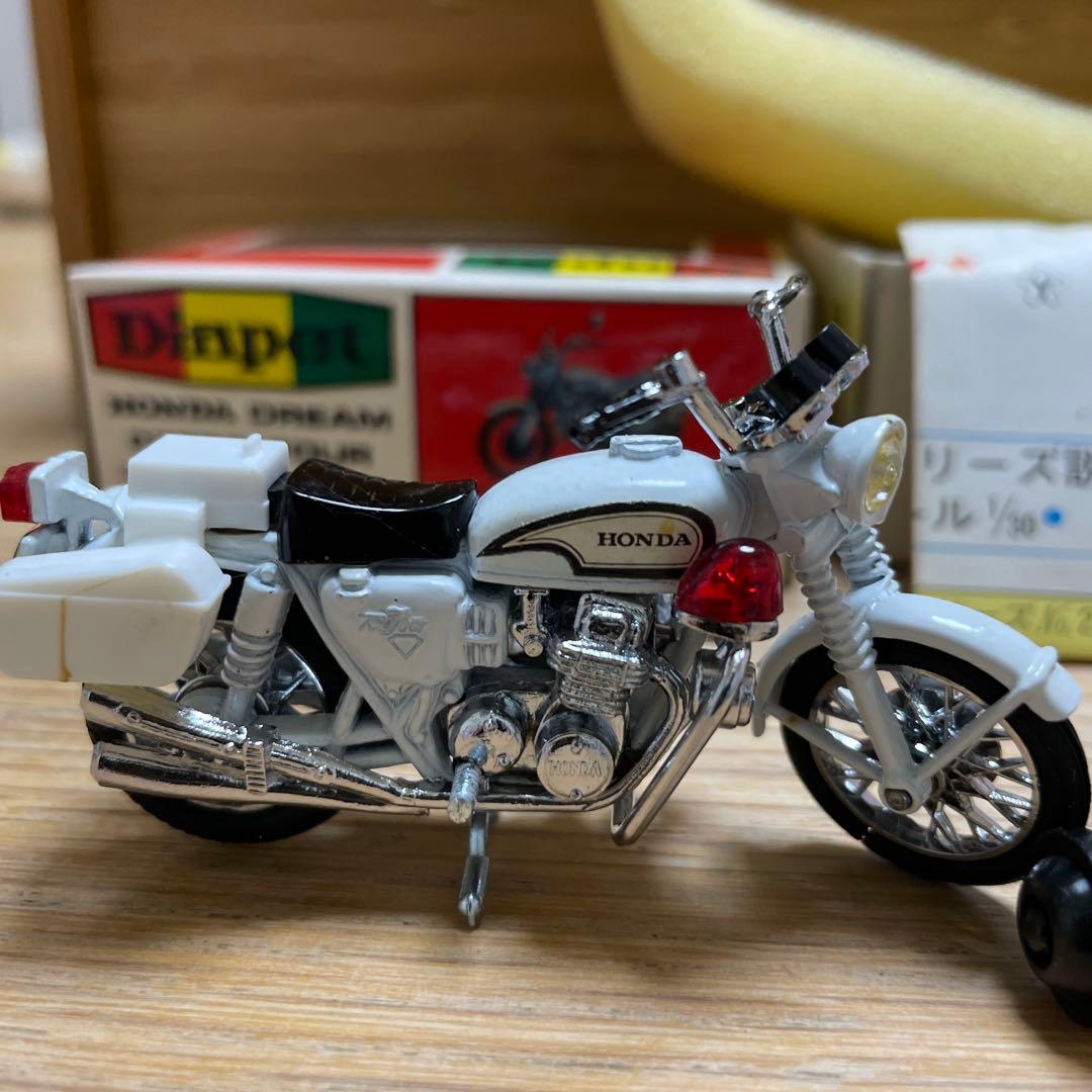 ダイヤペット ホンダ CB 750 FOUR 警視庁 白バイ 当時物 ミニカー